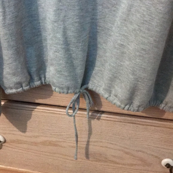 Hippie Rose Sweatshirt/top with pull string tie at bottom( Medium) - Picture 4 of 4